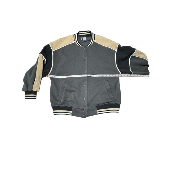 Divided H&M Snap Button‎ Bomber Sweatshirt Jacket Men’s Size Small - Picture 5 of 7